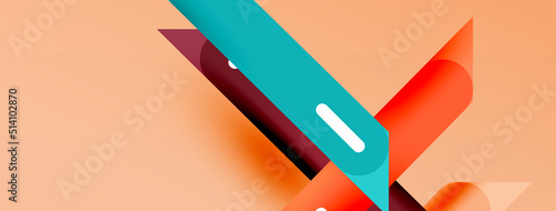 Background overlapping lines. Dynamic lines abstract wallpaper. Straight lines composition vector illustration for wallpaper banner background or landing page