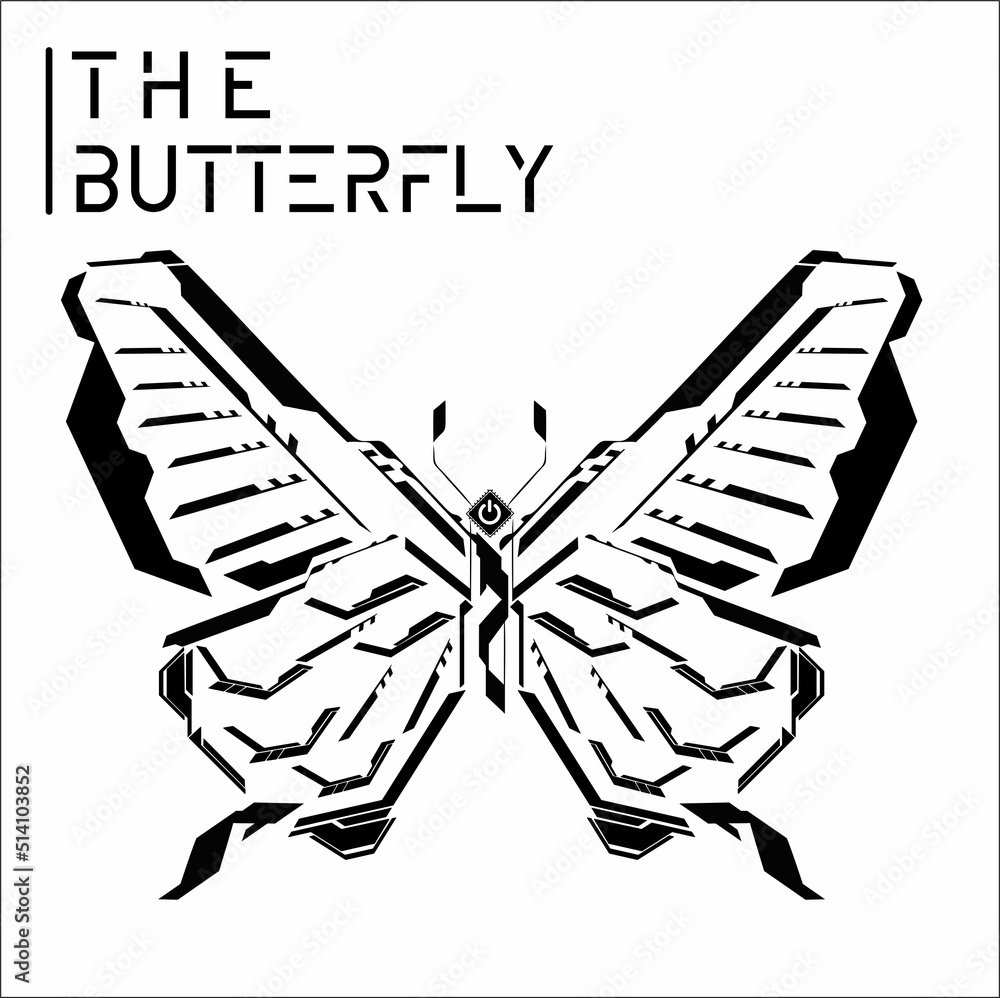Fototapeta premium butterfly illustration