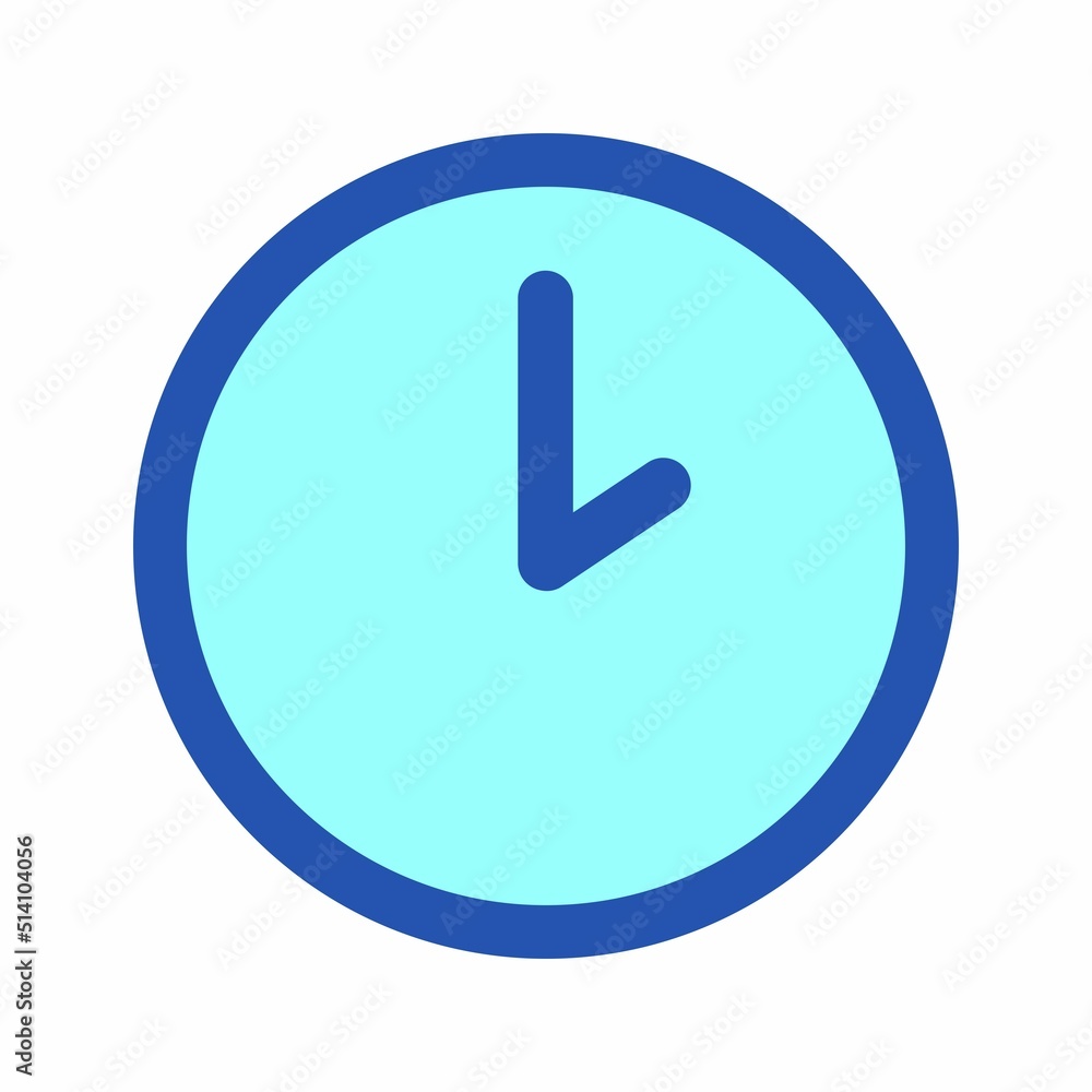 Illustration Vector Graphic of hour schedule, alarm timer, watch time, clock icon Illustration Vector Graphic of hour schedule, alarm timer, watch time, clock icon