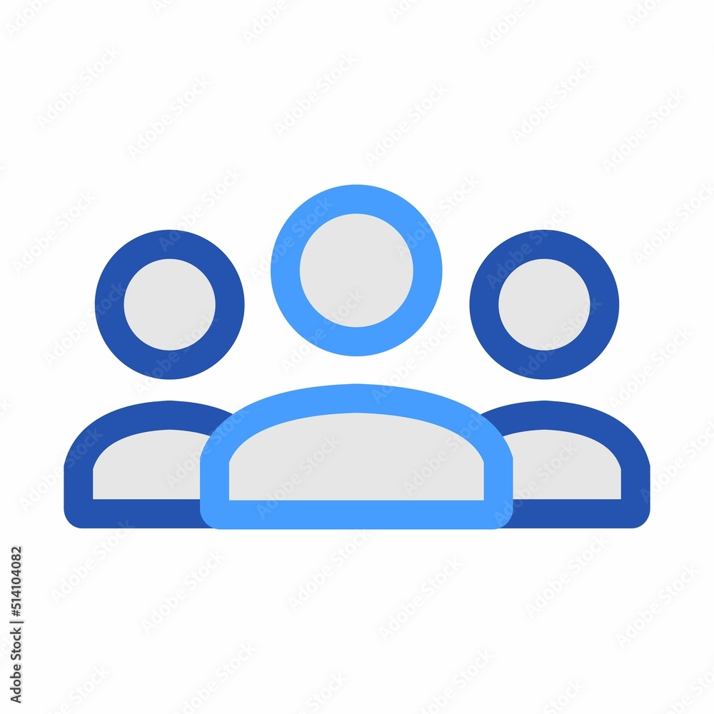 Illustration Vector Graphic of office business, people group team, leadership icon Illustration Vector Graphic of office business, people group team, leadership icon