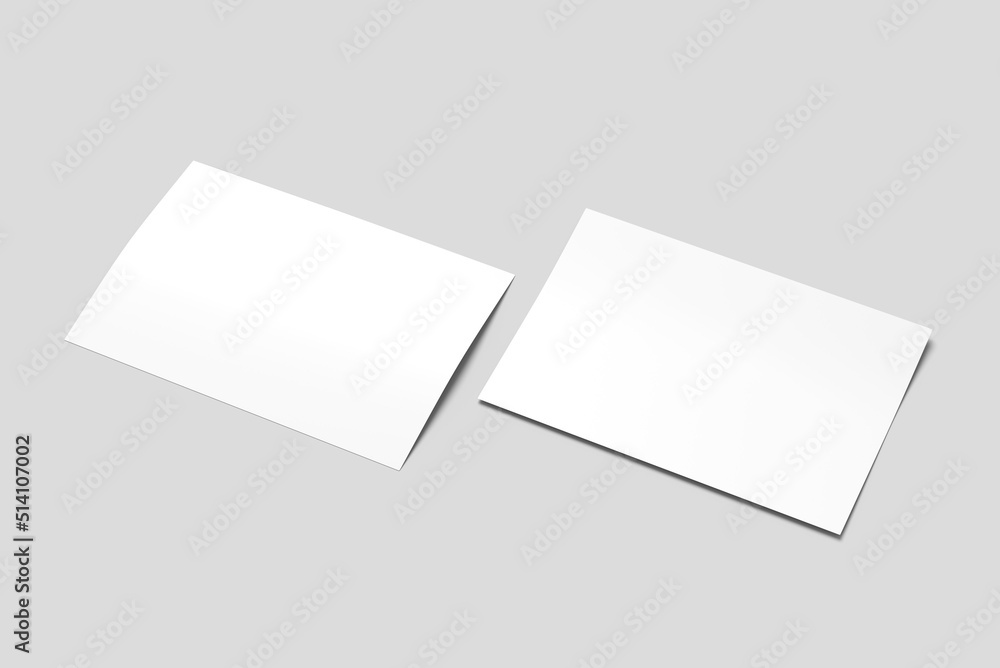 Landscape flyer mockup Landscape flyer mockup