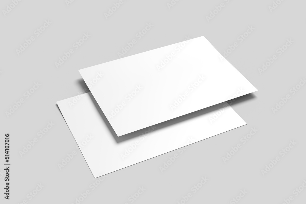 Landscape flyer mockup Landscape flyer mockup