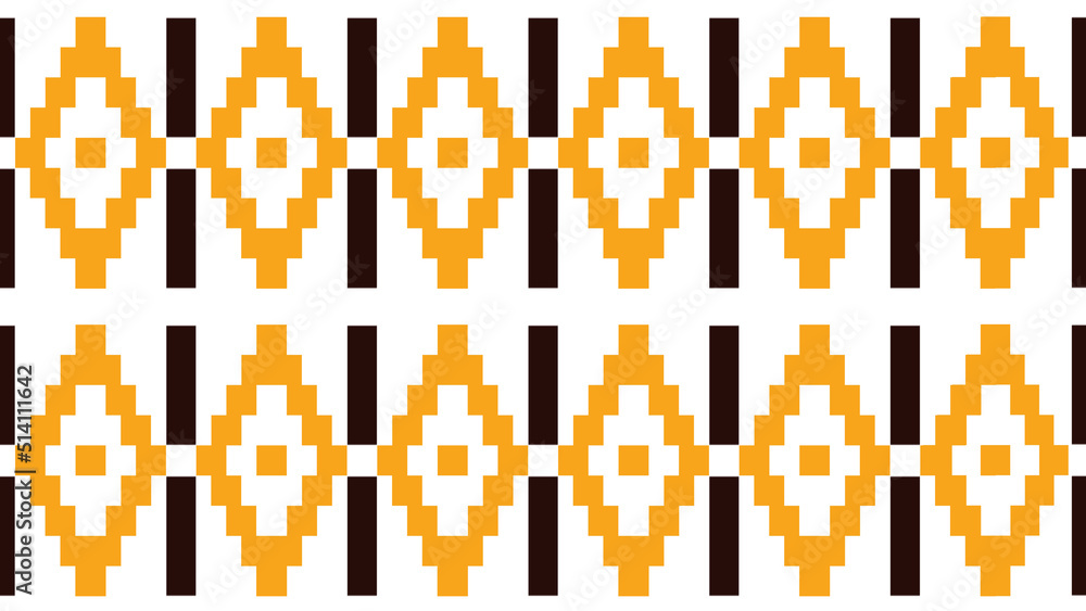 Traditional tribal or Modern native ikat pattern. Geometric ethnic background for pattern seamless design or wallpaper. Traditional tribal or Modern native ikat pattern. Geometric ethnic background for pattern seamless design or wallpaper.