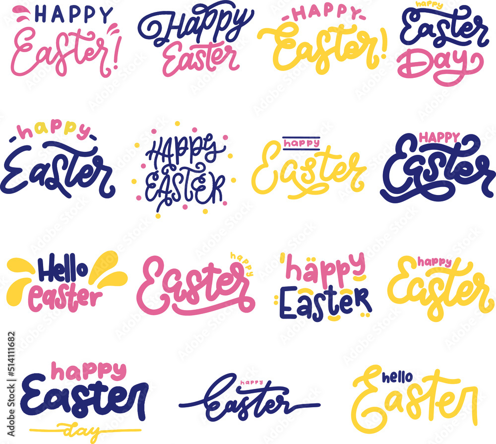 Easter Illustration Set Easter Illustration Set