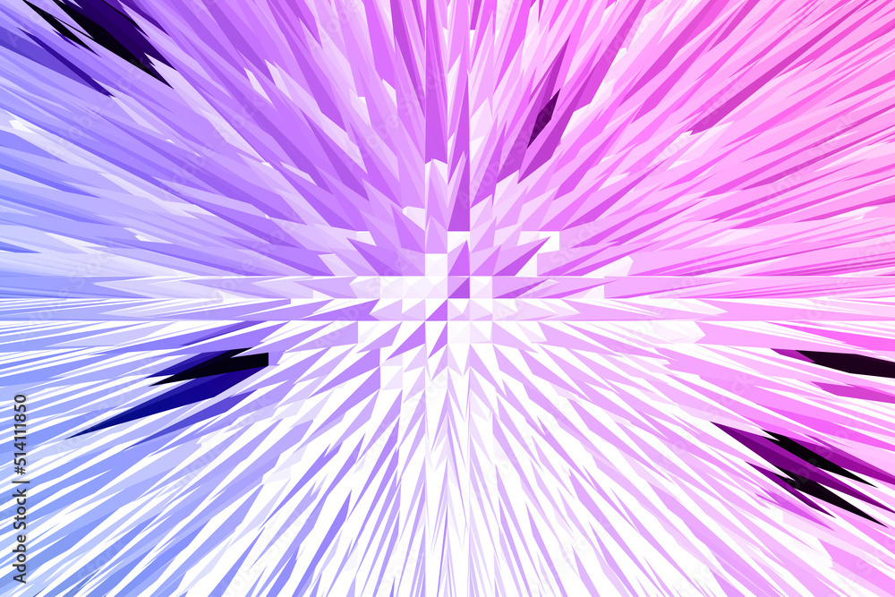 Obraz premium pink abstract background. texture of blue pyramids