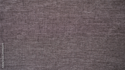 Dark gray brown fabric textile background. Quality linen fabric