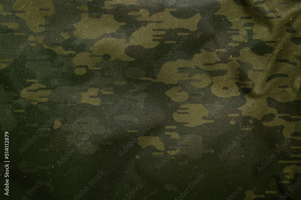 Canvas Army Camouflage Fabric