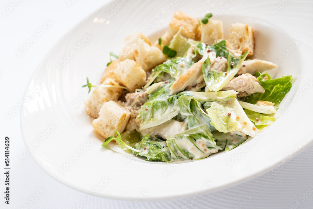 caesar salad isolated