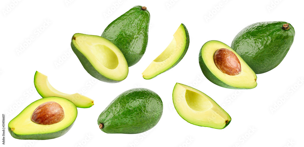 Avocado isolated on white background Avocado isolated on white background