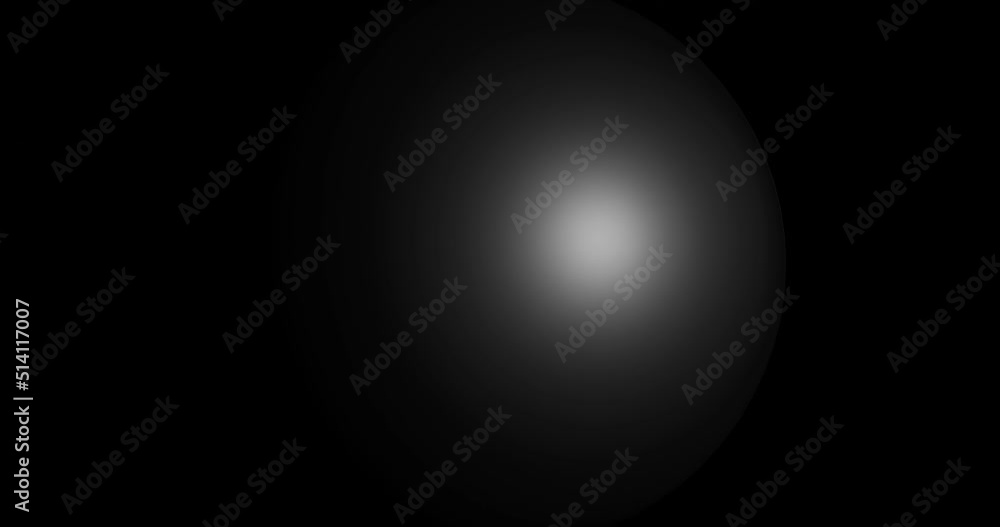 3d render with blue and yellow glowing sphere with reflection on black sphere 3d render with blue and yellow glowing sphere with reflection on black sphere