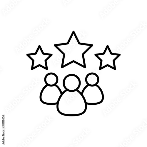 Loyalty icon in vector. Logotype