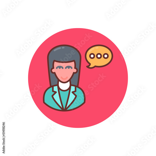 Consulting icon in vector. Logotype