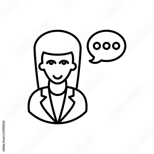 Consulting icon in vector. Logotype