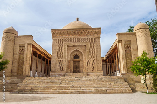 Facade of mausoleum of Imam Abu Hafs Kabir, Bukhara. He was one of the greatest theologians of the Muslim East (9th century) photo
