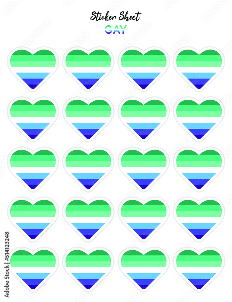 Set of pride flat design, gay flags in the shape of a hearts. Hearts shaped sticker icon sign and LEBT symbols. Set of pride flat design, gay flags in the shape of a hearts. Hearts shaped sticker icon sign and LEBT symbols.