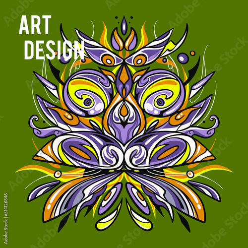 Abstract art symmetry illustration shape object vector design organic