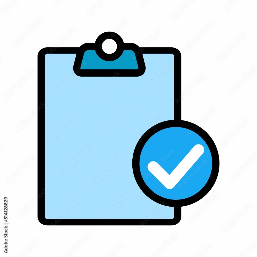 Illustration Vector Graphic of list, checklist icon Illustration Vector Graphic of list, checklist icon