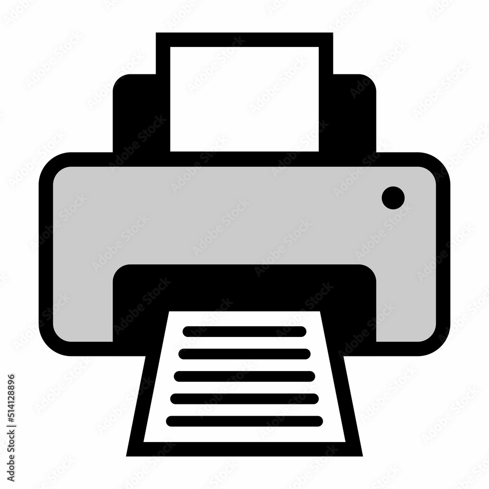 Illustration Vector Graphic of machine printing, printer, print icon Illustration Vector Graphic of machine printing, printer, print icon