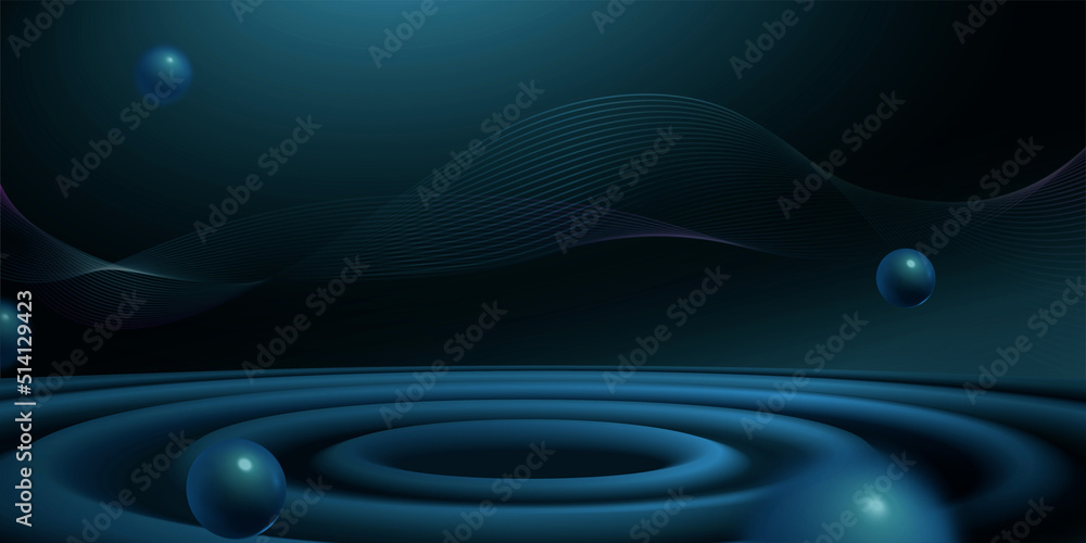 Technological ripple background Technological ripple background