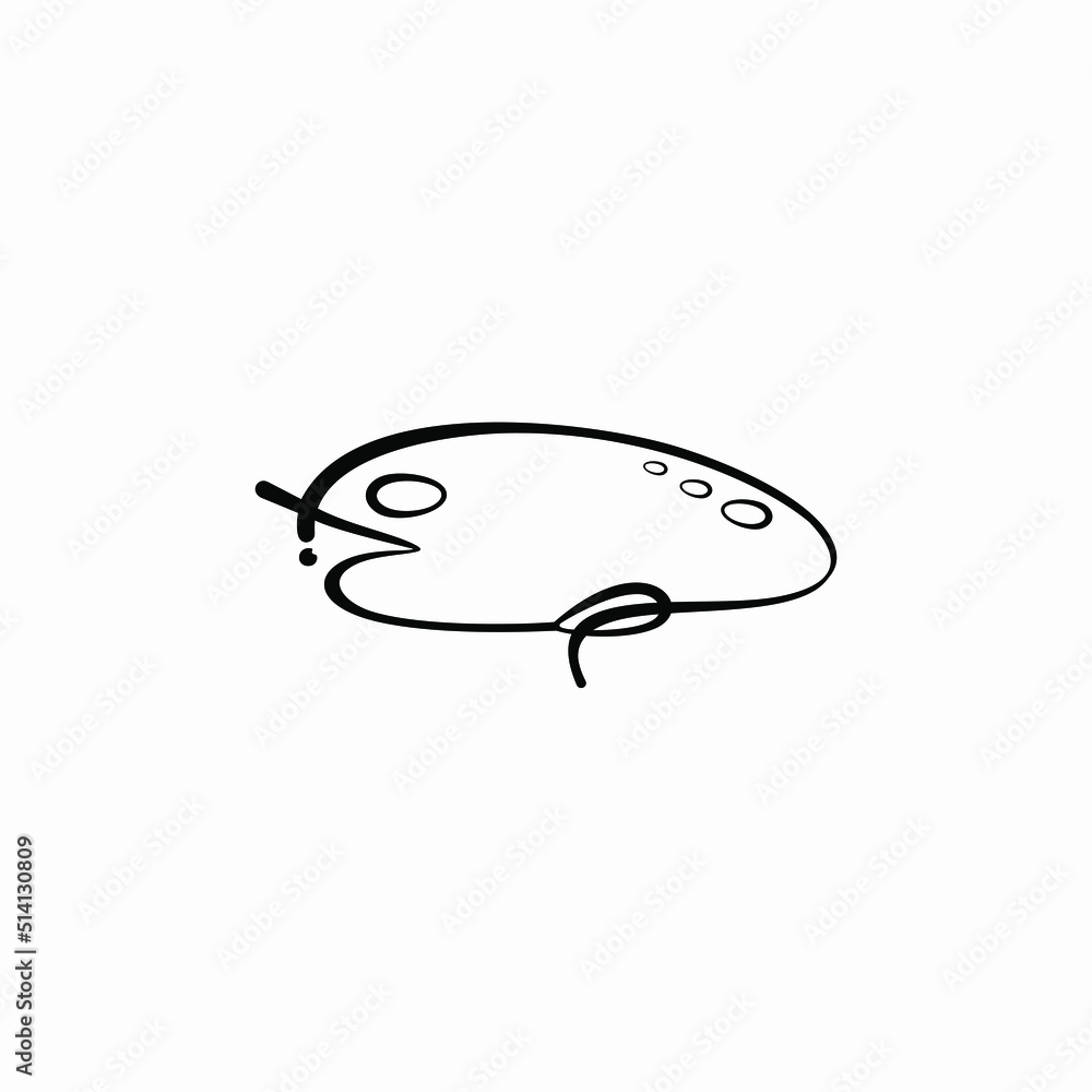 palette logo vector icon line illustration palette logo vector icon line illustration
