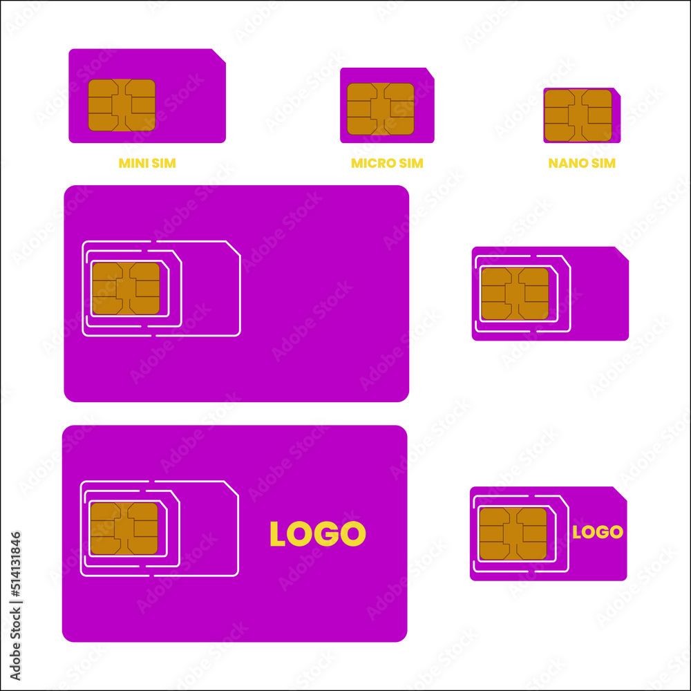 Sim card icon. Mobile telephone card. Vector illustration Sim card icon. Mobile telephone card. Vector illustration