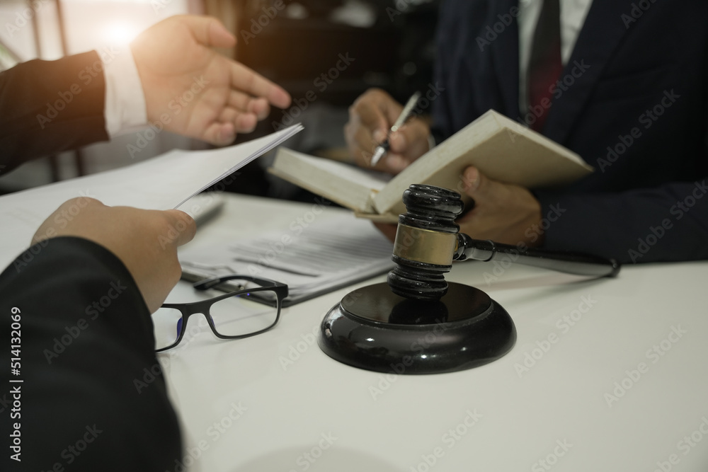 Lawyers having Concepts of Legal services at the law office work Legal advice online on computer labor law Lawyers having Concepts of Legal services at the law office work Legal advice online on computer labor law