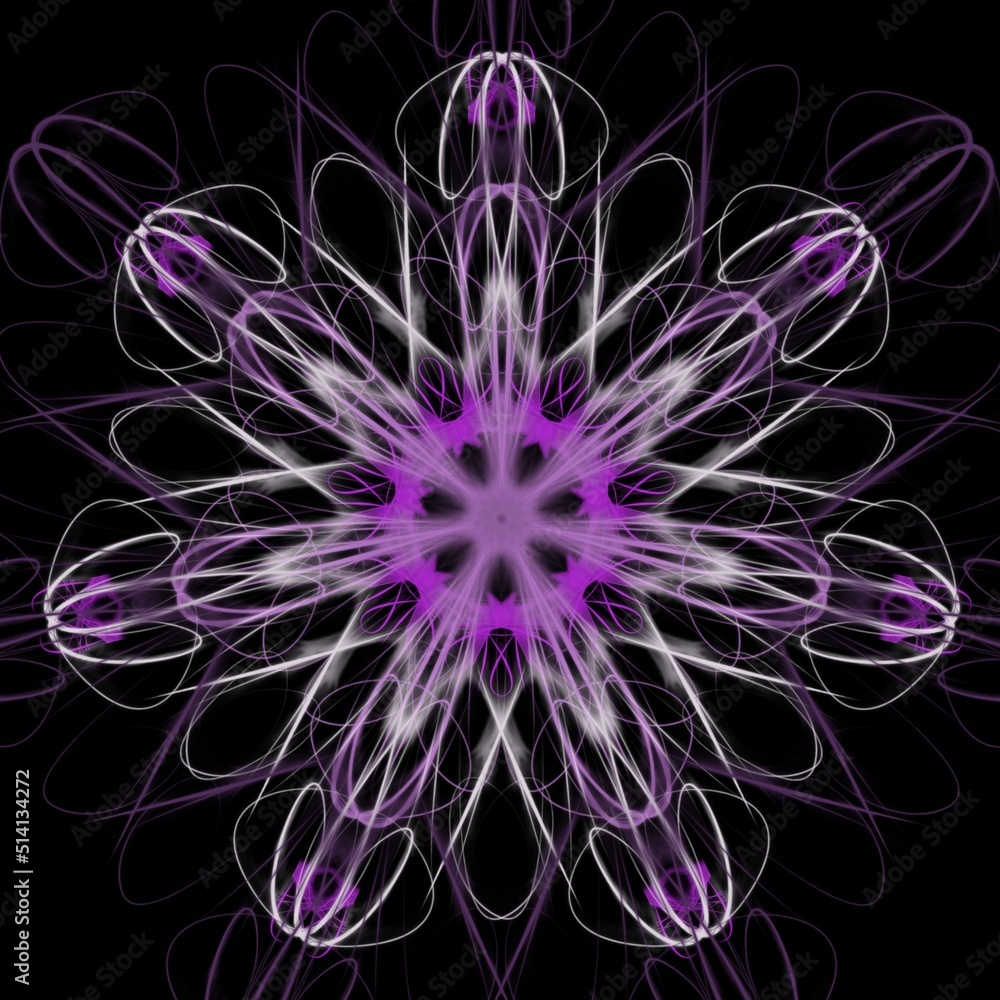 Abstract pattern with twirls and lines in pastel colors Abstract pattern with twirls and lines in pastel colors