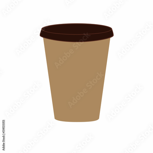 Delicious coffee paper cup icon. Drink vector illustration design © OLiAN_ART