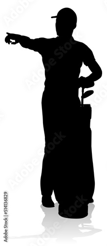 Golfer Golf Sports Person Silhouette