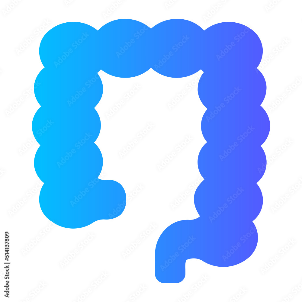 colon gradient icon colon gradient icon