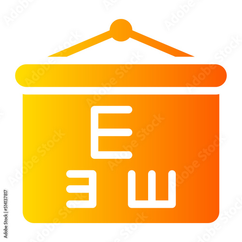 eye test gradient icon