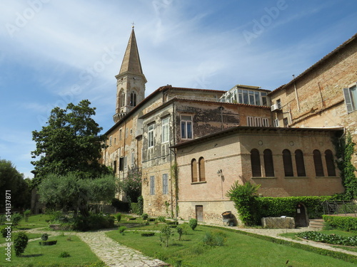 Orto medievale della Basilica di San Pietro, perugia, umbria, italia photo