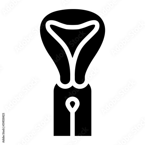 pap smear glyph icon