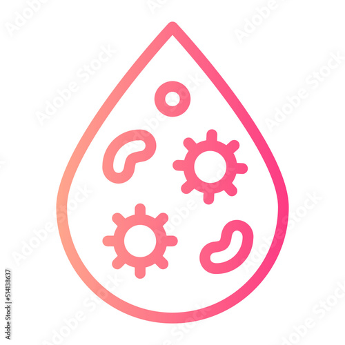 urine gradient icon
