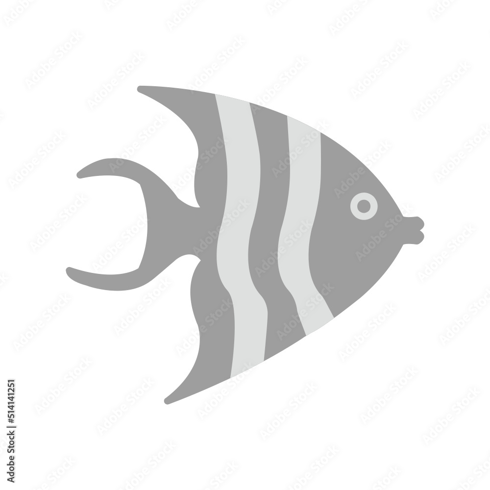 Fototapeta premium Angel Fish Icon