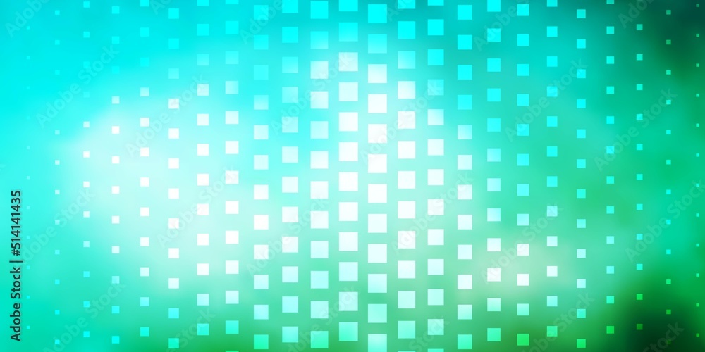 Light Blue, Green vector layout with lines, rectangles.