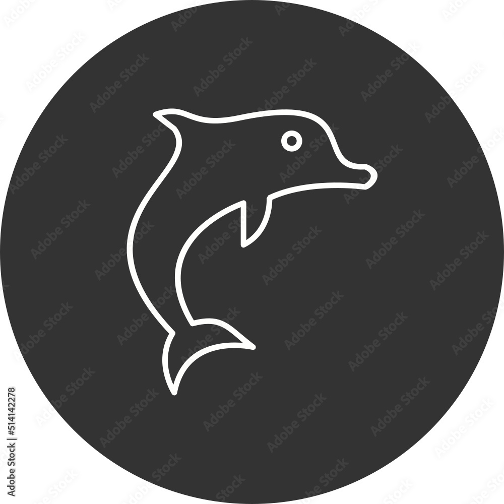 Fototapeta premium Dolphin Icon