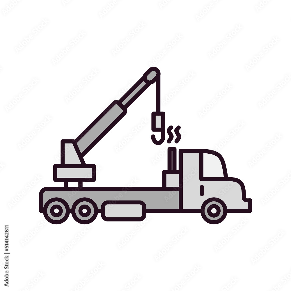 Naklejka premium Crane Icon