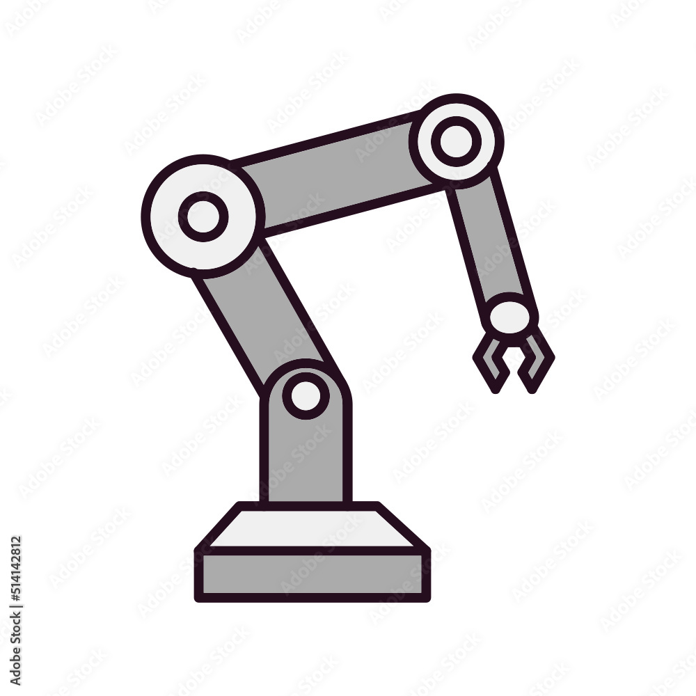 Robot Arm Icon Robot Arm Icon