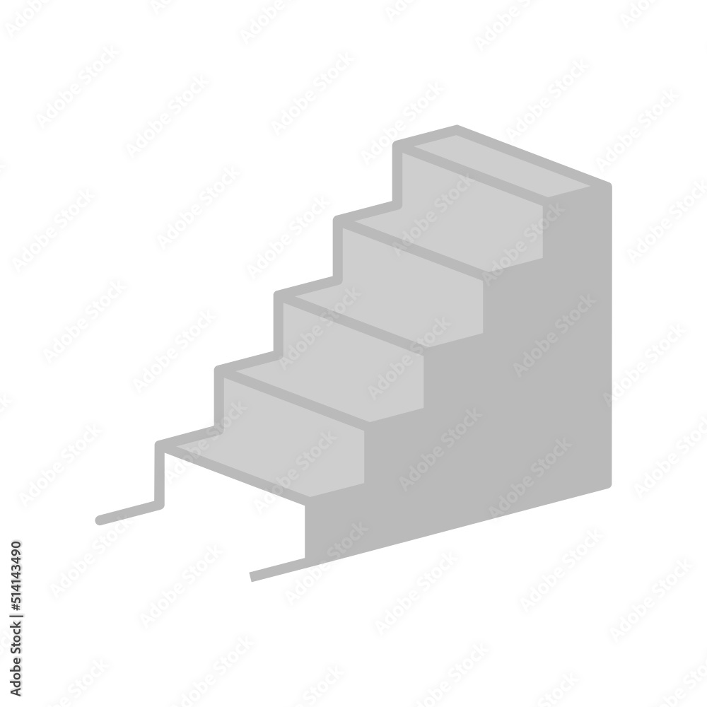 Fototapeta premium Stairs Icon