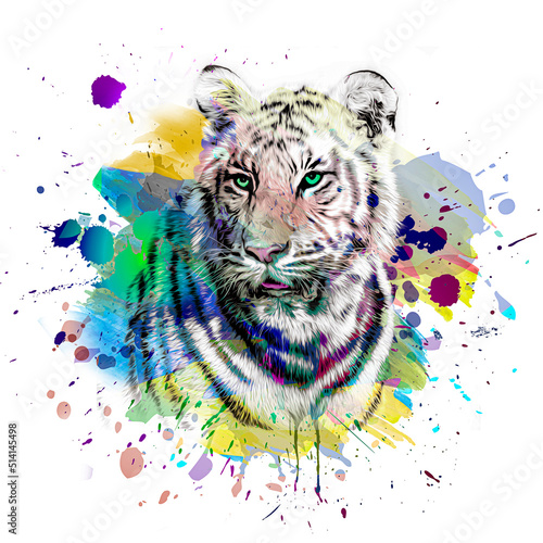 Bright abstract colorful ba...