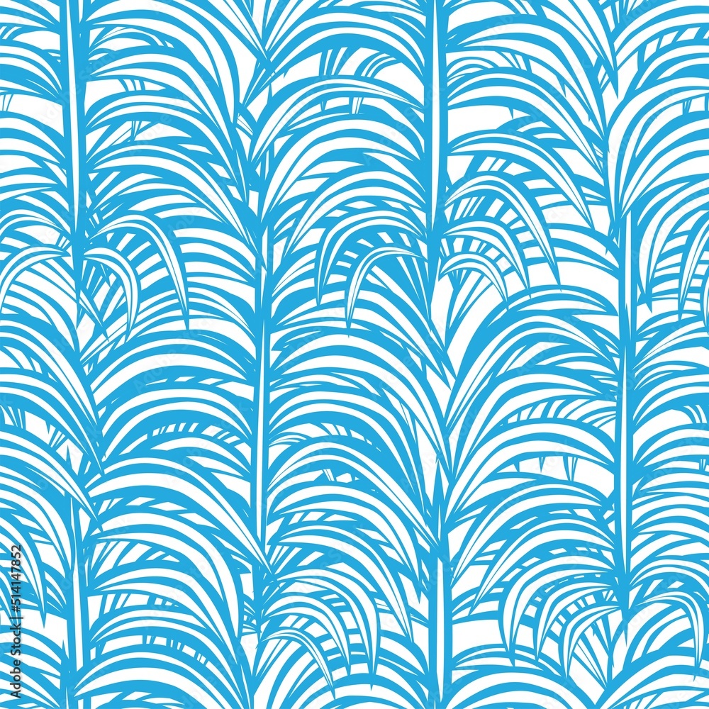 Tropical Leaf Seamless Pattern Design Tropical Leaf Seamless Pattern Design