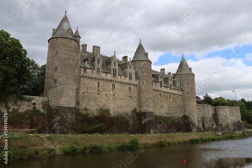 the castle of Josselin in Brittany 