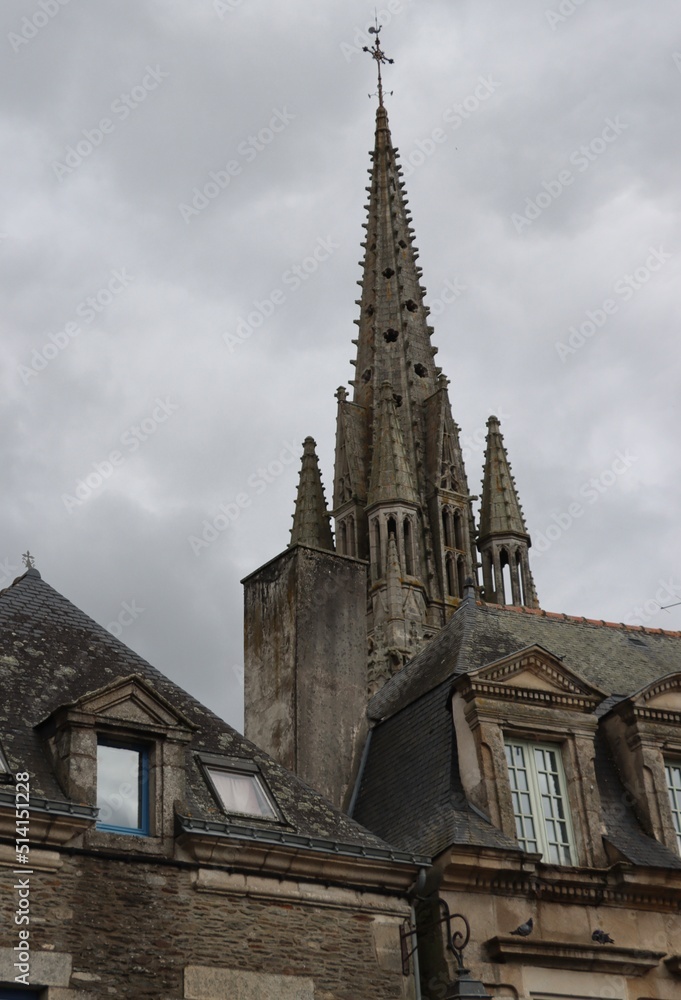 church of Josselin in Brittany 