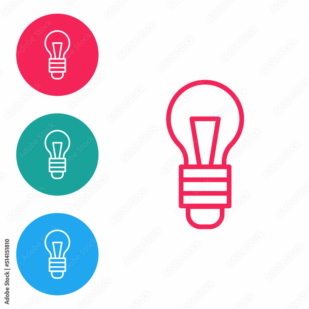 Isometric Light bulb with concept of idea icon isolated on orange background. Energy and idea symbol. Inspiration concept. Silver square button. Vector Isometric Light bulb with concept of idea icon isolated on orange background. Energy and idea symbol. Inspiration concept. Silver square button. Vector