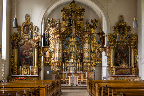 iglesia barroca Maria in der Tanne, del año 1700, Triberg , Baden-Wurtemberg, distrito de Selva Negra-Baar, Alemania, Europe