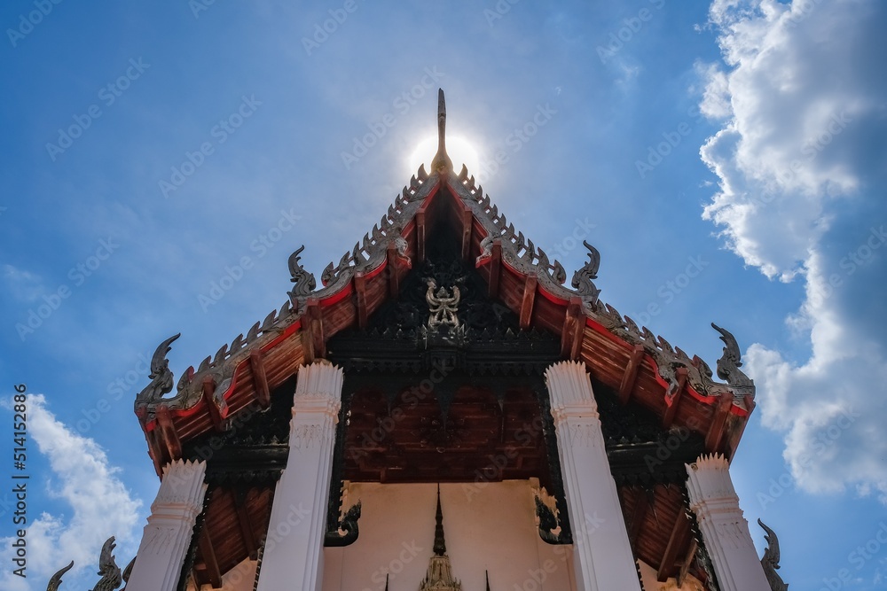 Wat Prasat, an old temple in Nonthaburi Province, Thailand