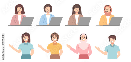 Customer service illustration