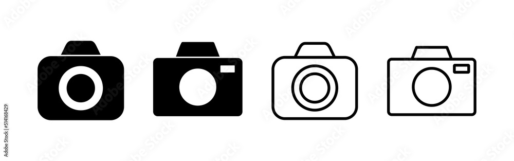 Camera icon vector. photo camera sign and symbol. photography icon. Camera icon vector. photo camera sign and symbol. photography icon.