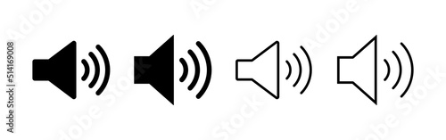 Speaker icon vector. volume sign and symbol. loudspeaker icon. sound symbol